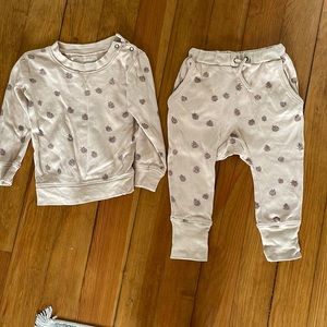 Loved baby 18-24 month jogger sweatsuit girls